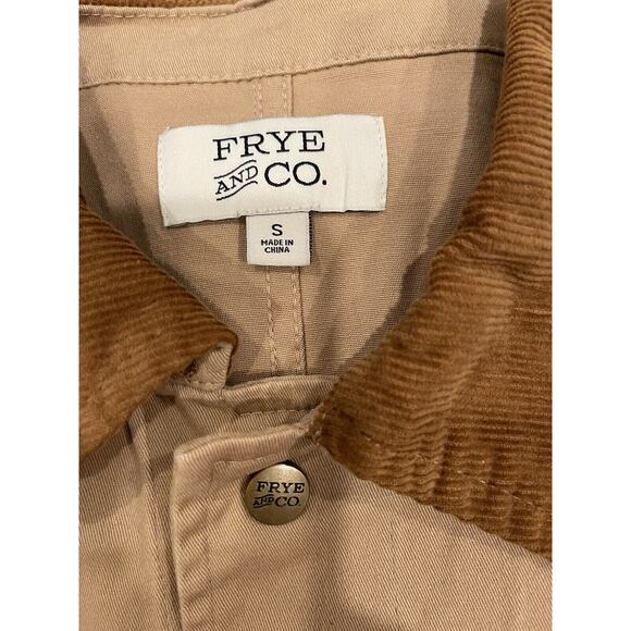 Frye and Co. Men's Lightweight Twill Jacket, Small, Tan ✨NEW✨ $119 Retail - Picture 4 of 8